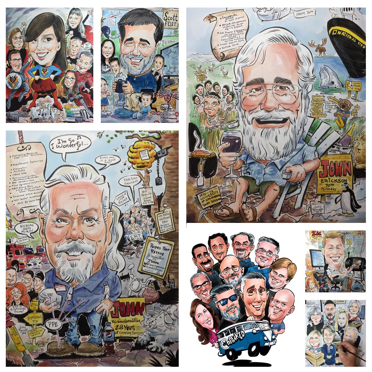 Jody Brownd Caricatures Houston 3 Jody Brownd Caricatures Houston 3