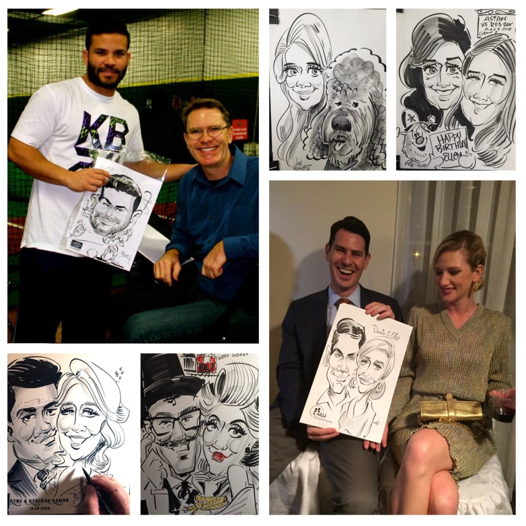 Jody Brownd Caricatures Houston 5 Jody Brownd Caricatures Houston 5